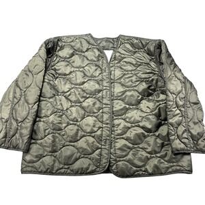 Rothco Liner Field Jacket Mens XL Green Quilted Military Padded Insulated
